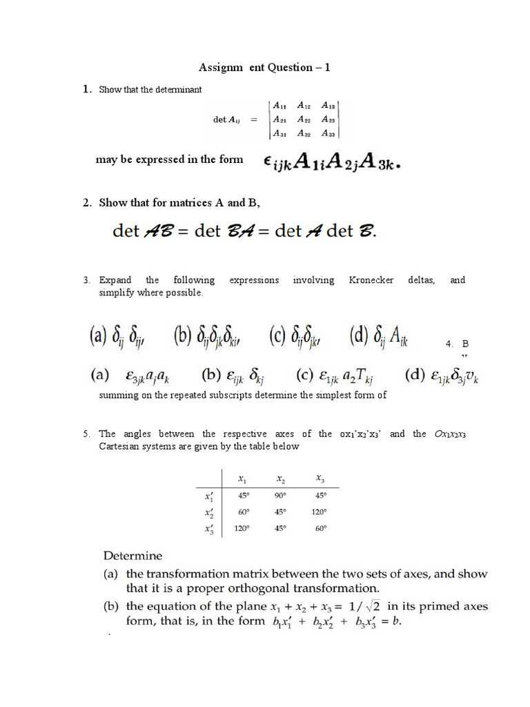 Assignment Question - 1 | PDF