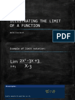 Illustrating The Limit of A Function