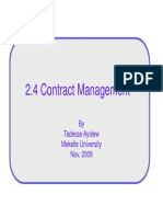 2.4 Ccontract Managment