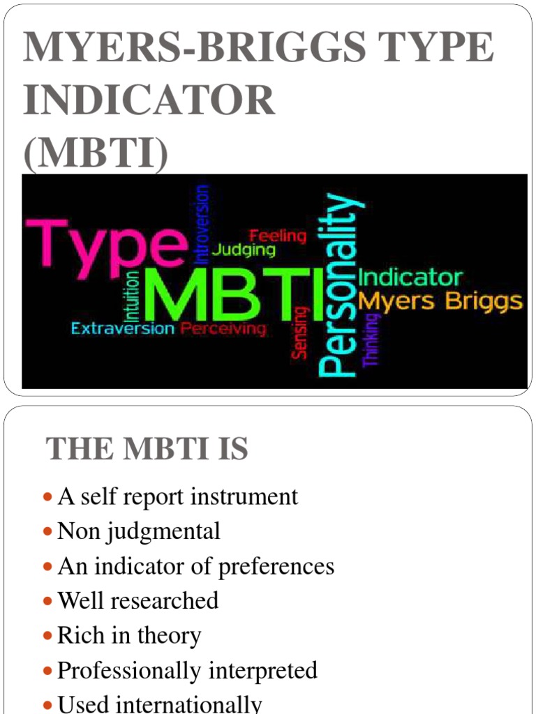 Myers-Briggs Type Indicator (MBTI) | PDF | Extraversion And Introversion | Neuroscience