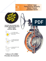 Stop Sulfur Build-UP: Tufline High Performance Butterfly Steam Traced Jacketed Valves