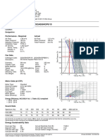 Technical Data For Fan Model SQA0564GP6/10: Performance - Required Actual