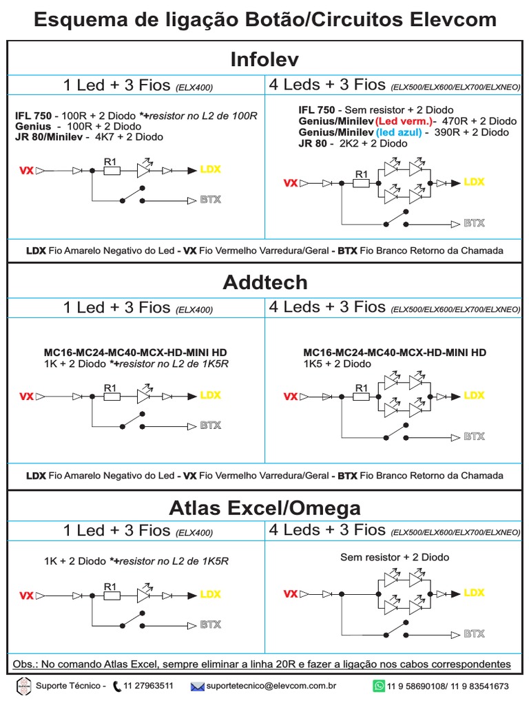 Esquema Da Ligação Vários 13 Pdf