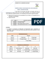 Acta Colegiada Del Área de Comunicación - Martes 29de Abril