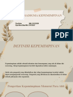 Paradigma Kepemimpinan