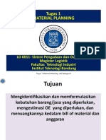 Tugas I - Material Planning