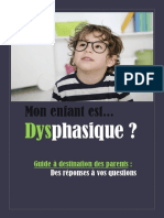 Brochure Dysphasie À Destination Des Parents - Mélanie Guénébaud