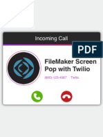 FileMaker Screen Pop With Twilio - DB Services