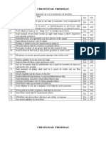 Inventarul Friedman - evaluarea maturitatii emotionale