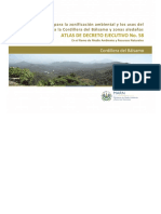 Atlas Decreto Ejecutivo 58 Directrices ZAUS Cordillera Del Balsamo