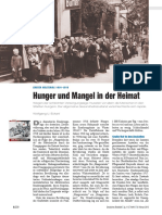 Hunger und Mangel in der Heimat