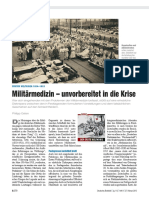 Militärmedizin - Unvorbereitet in Die Krise