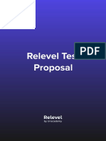 Relevel Test Proposal