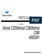 Konica Minolta Bizhub c220 c280 c360 Parts Catalog