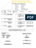 Kartu Rencana Studi Putih Farida Sem.6