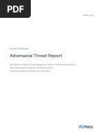 Meta Quarterly Adversarial Threat Report Q1 2022