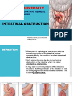 Intestinal Obstruction