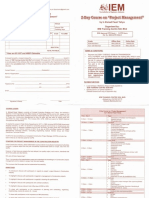 IEM - Project Management Course