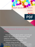 BAB 5 desain produk dan jasa