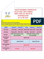 TKR College of Engineering & Technology (K9) Swayam - Nptel - Moocs - Schedule Tkrcet - Nptel Centre - Spoc Id: 1502 (Enroll Students and Staff) Jan - Apr - 2022 - Session