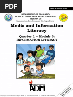 Mil Media Information Literacy