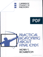 Practical Reasoning About Final Ends by Henry S. Richardson