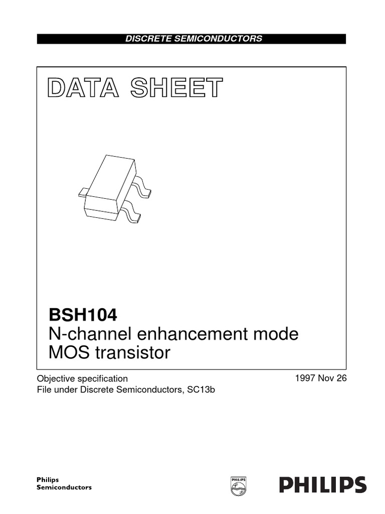 Data Sheet NChannel Enhancement Mode MOS Transistor PDF Field