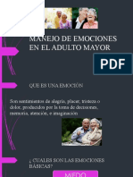 Manejo de Emociones en El Adulto Mayor