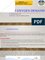 Sediment Oxygen Demand: BY: Supervised by