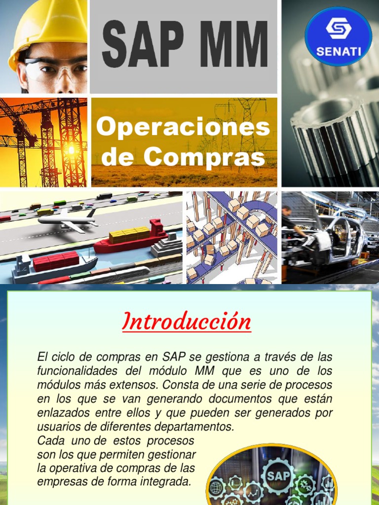Operaciones en el Módulo MM de SAP | PDF | Obtención | Informática