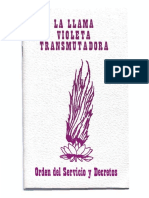 09 Libro La Llama Violeta Transmutadora - Orden Del Servicio y Decretos