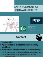 Enhancement of Bioavailability Pharm D 