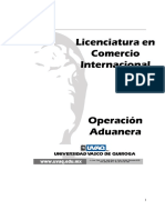Licenciatura en Comercio Internacional - Operación Aduanera