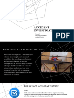 Accident Investigation: Group 3 Ray-Mart Constantino Ashford Bautista