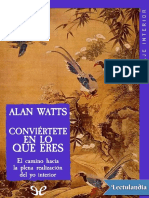 Conviertete en Lo Que Eres - Alan Watts