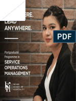 ISH PGP Brochure - Service Operations Management