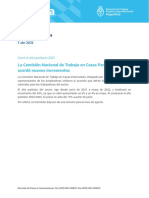 Comisión Nacional de Trabajo en Casas Particulares Definió Los Próximos Aumentos Salariales