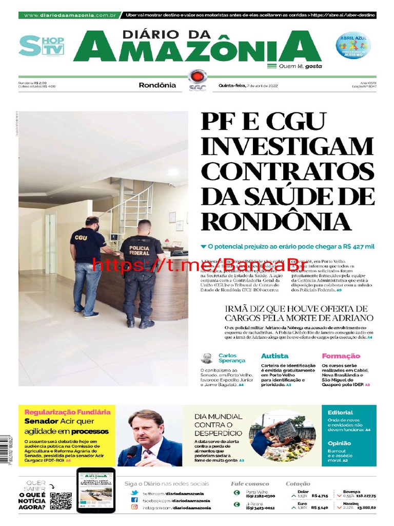 ® Diário Da Amazônia - Porto Velho RO 07-04-2022 | PDF