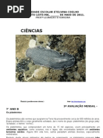 3ª Avaliação de Ciências 7ano 2011