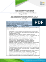 Guía de Actividades y Rúbrica de Evaluación - Unidad 2 - Fase 3 - Parámetros Zootécnicos, Instalaciones y Equipos, Nutrición y Alimentación
