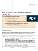 ANALYZE - Should I Insure This Group - (ANSWER KEY)