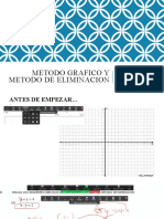 Metodo Grafico y Metodo de Eliminacion