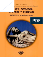 Diosas, Rameras, Esposas y Esclavas - Mujeres en La Antiguedad Clasica - Sarah B. Pomeroy - (Ediciones Akal, 1999)
