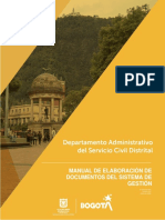 E- SGE-MA-003  Manual de elaboración de documentos del Sistema de gestión V2