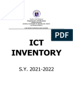 ICT Inventory: Department of Education