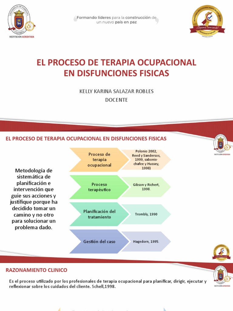 El Proceso de To en Disfunciones Fisicas PDF Terapia ocupacional Evaluación