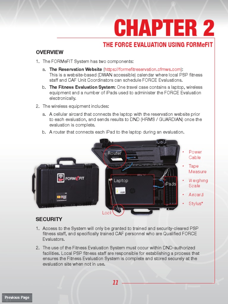 FORCE Operation Manual - Chapter 2 | PDF