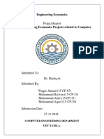 Project Report: Engineering Economics