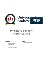 Proyecto Costo y Presupuesto