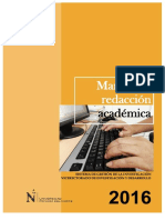 Manual de Redaccion Academica - Upn